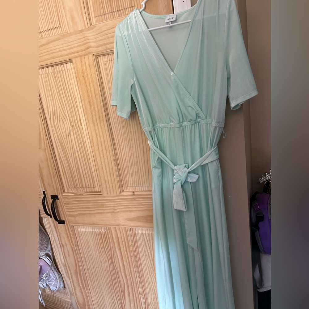 Light blue jumpsuit